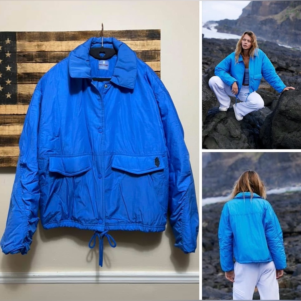 NWOT FP Movement Off The Bleachers Coaches Jacket